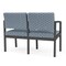 Lesro Lenox 2 Seat Tandem Seating W/ No Center Arm, 43.5 in W 24.5 in L 32 in H LS2101 - alternate 3